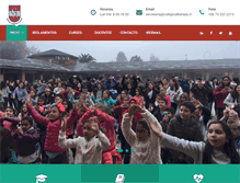 Tablet Screenshot of colegioalborada.cl